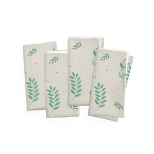 Holiday Napkins - Large Evergreens