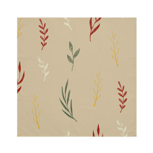 Beige Holiday Napkins - Colorful Garland