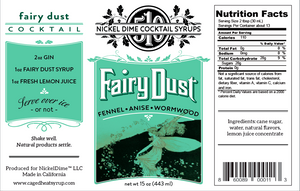 Nickel Dime Cocktail Syrups - Fairy Dust | The Party's at Mary's