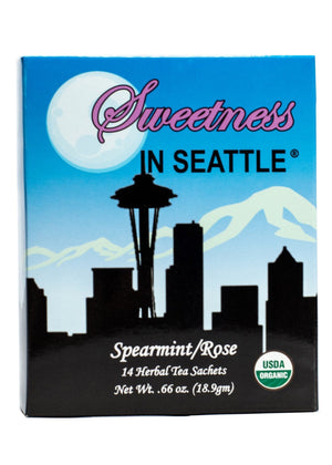 Sweetness In Seattle Tea Sachets - Spearmint/Rose | The Party's at Mary's