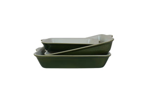The Party's at Mary's - Baking Dish Set in Evergreen