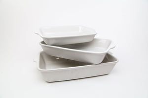 The Party's at Mary's - Baking Dish Set in Pearl
