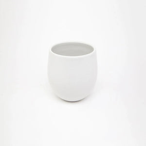 The Party's at Mary's - Large Goblet Stemless Wine Glasses in Chalk - Set of 1