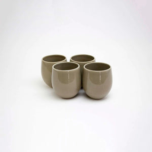 The Party's at Mary's - Large Goblet Stemless Wine Glasses in Desert - Set of 4