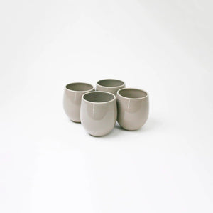 The Party's at Mary's -Large Goblet Stemless Wine Glasses in Lilac - Set of 4