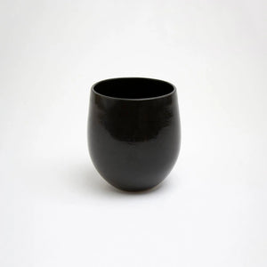 The Party's at Mary's - Large Goblet Stemless Wine Glasses in Onyx - Set of 1