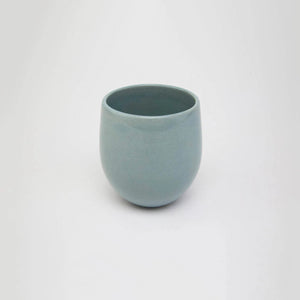 The Party's at Mary's - Large Goblet Stemless Wine Glasses in Pale Jade - Set of 1