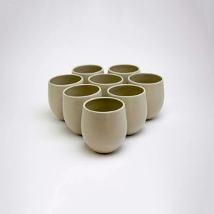 The Party's at Mary's - Large Goblet Stemless Wine Glasses in Pita - Set of 8