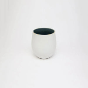 The Party's at Mary's - Regular Goblet Stemless Wine Glasses in Cove - Set of 1