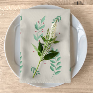 Holiday Napkins - Large Evergreens