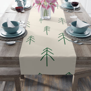 Holiday Table Runner - Evergreens