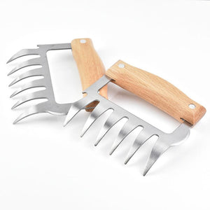 Stainless Steel Bear Claw Meat Shredder BBQ Fork