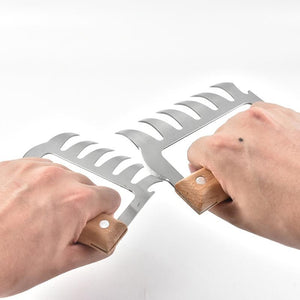 Stainless Steel Bear Claw Meat Shredder BBQ Fork