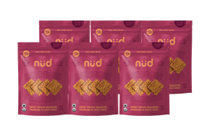 BBQ Sweet Potato Crackers, 6 x 66g -Pack