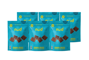 Cacao Banana Crisps, 6 x 66g -Pack