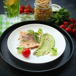 Fine Porcelain Round Platter - 12"