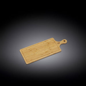 Natural Bamboo Long Serving Board - 19.7"x7.9"