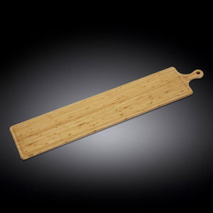Natural Bamboo Long Serving Board - 39.4"x7.9"