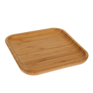 Natural Bamboo Plate - 8"x8"