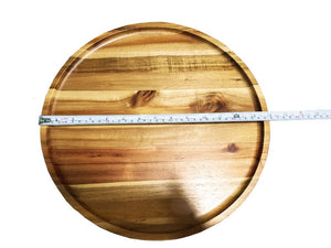 Acacia Round Plate Platter - 14"