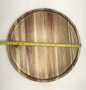 Acacia Round Plate Platter - 14"