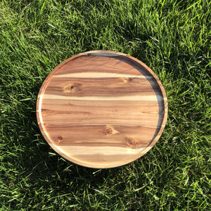 Acacia Round Plate Platter - 16" Diameter
