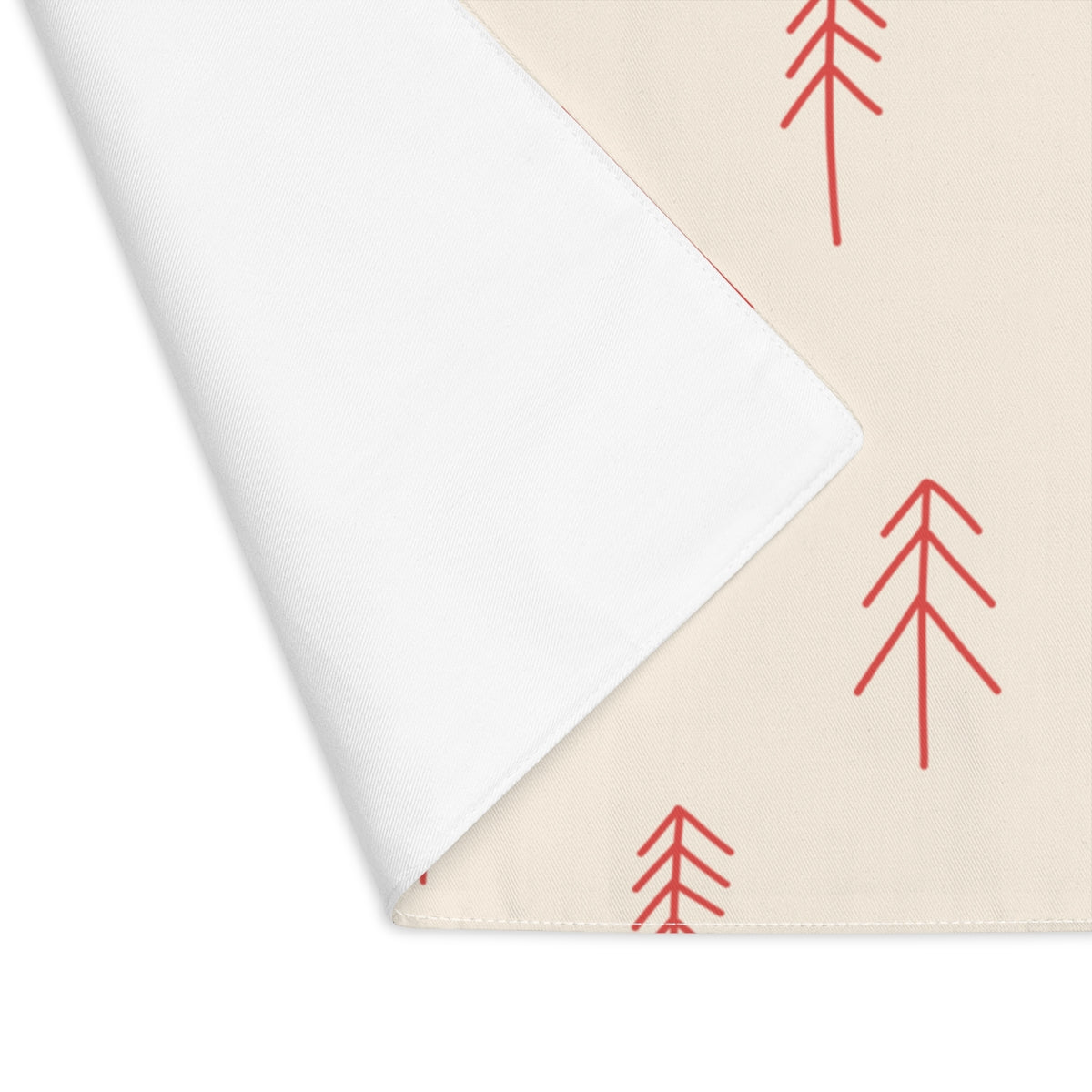 Holiday Table Placemat - Red Evergreens