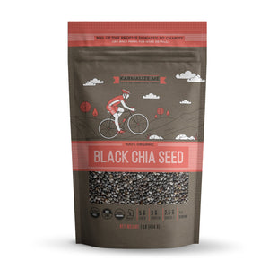100% Organic Black Chia Seeds - 1lb