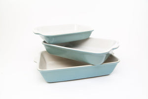 The Party's at Mary's - Baking Dish Set in Seafoam