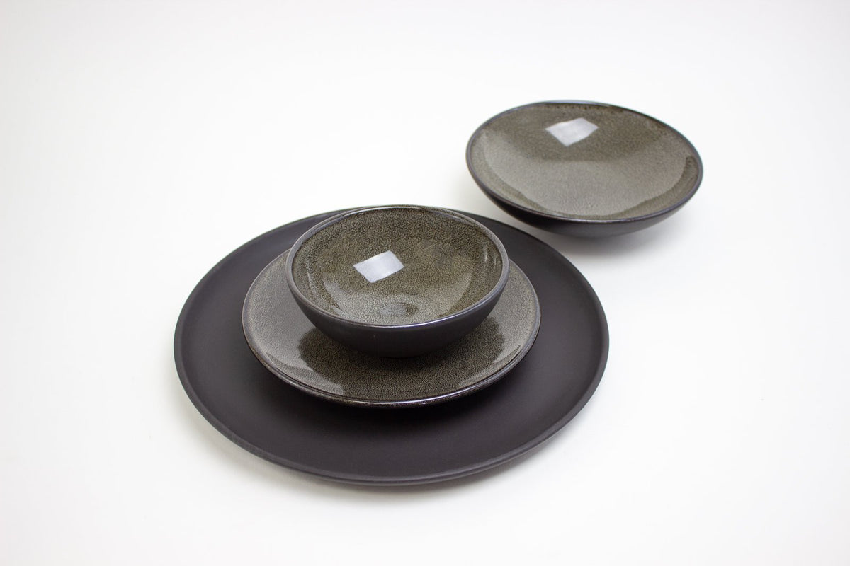 The Party&#39;s at Mary&#39;s - Full Stoneware Dinner Set in Dusk - Set of 1