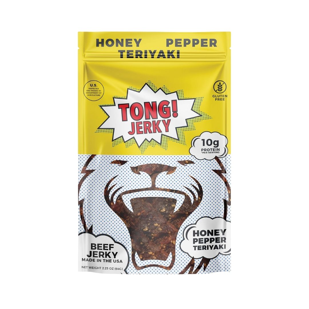The Party&#39;s at Mary&#39;s - Honey Pepper Teriyaki Beef Jerky - Front