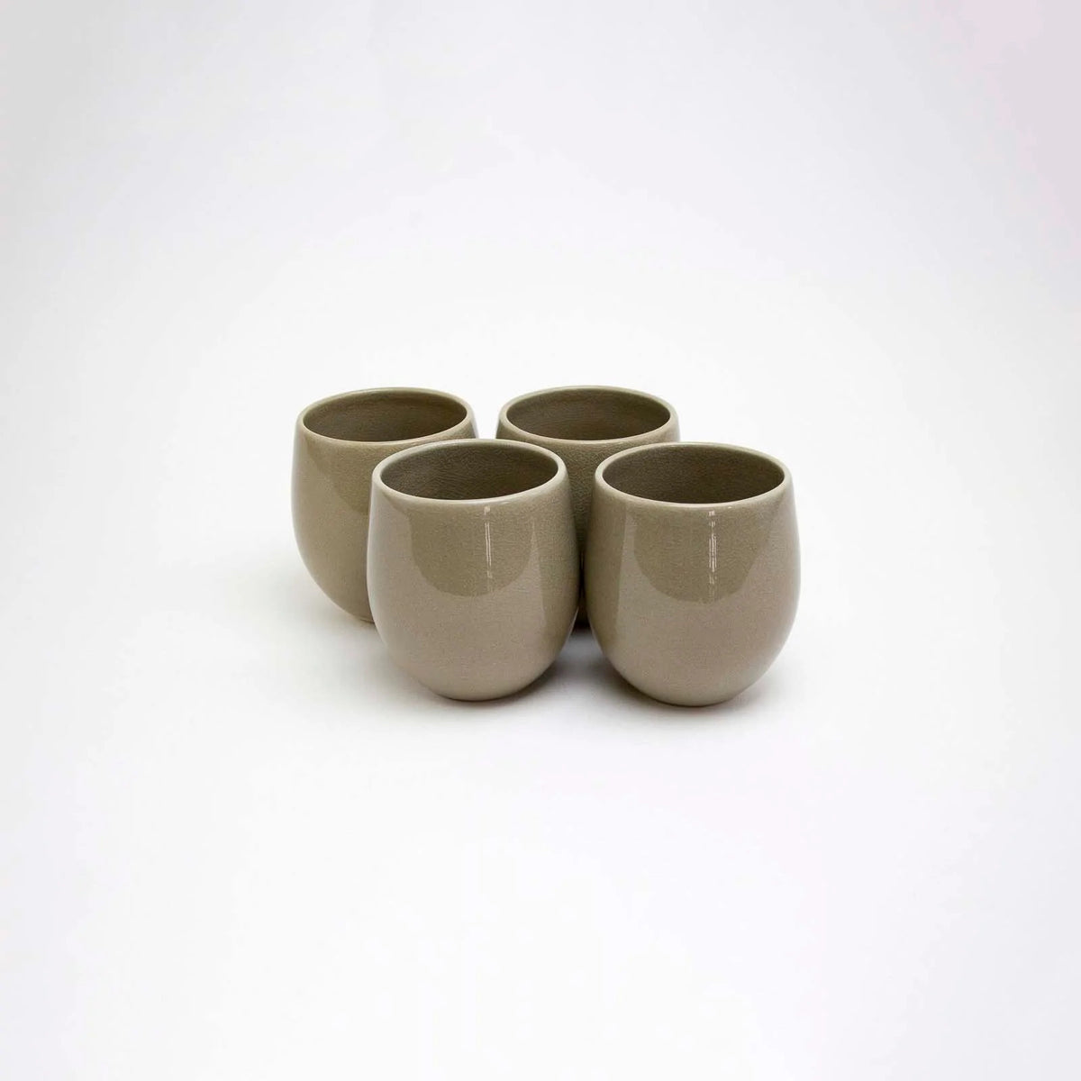 The Party&#39;s at Mary&#39;s - Large Goblet Stemless Wine Glasses in Desert - Set of 4