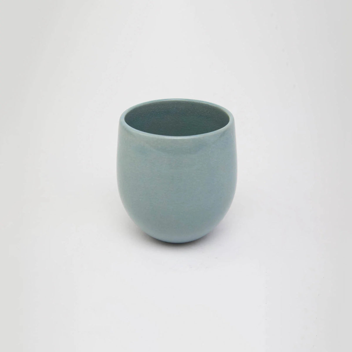 The Party&#39;s at Mary&#39;s - Large Goblet Stemless Wine Glasses in Pale Jade - Set of 1