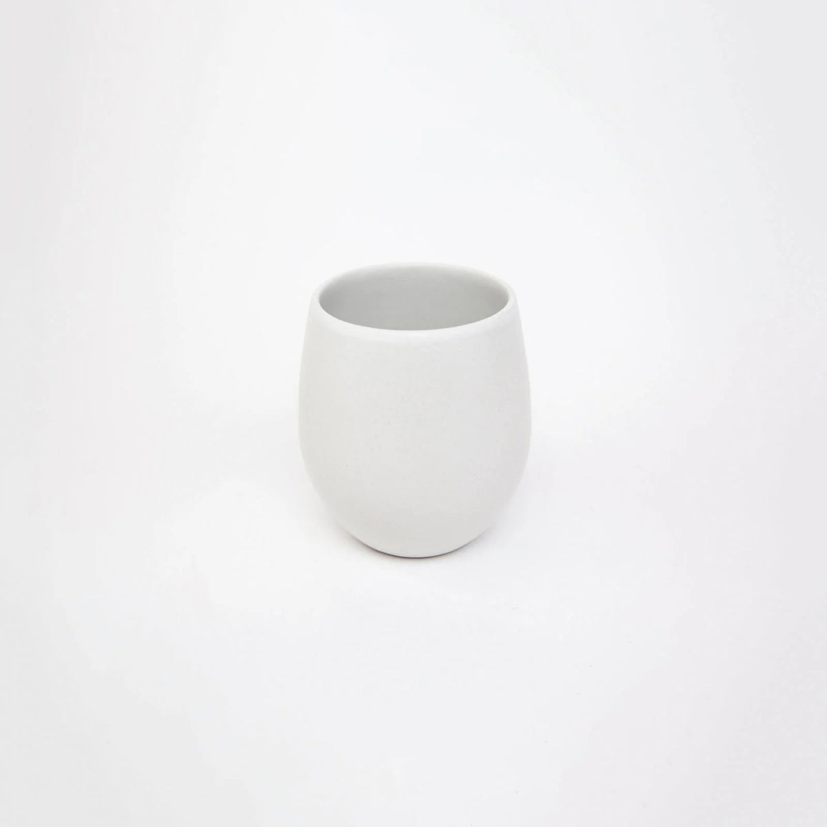 The Party's at Mary's - Regular Goblet Stemless Wine Glasses in Chalk - Set of 1