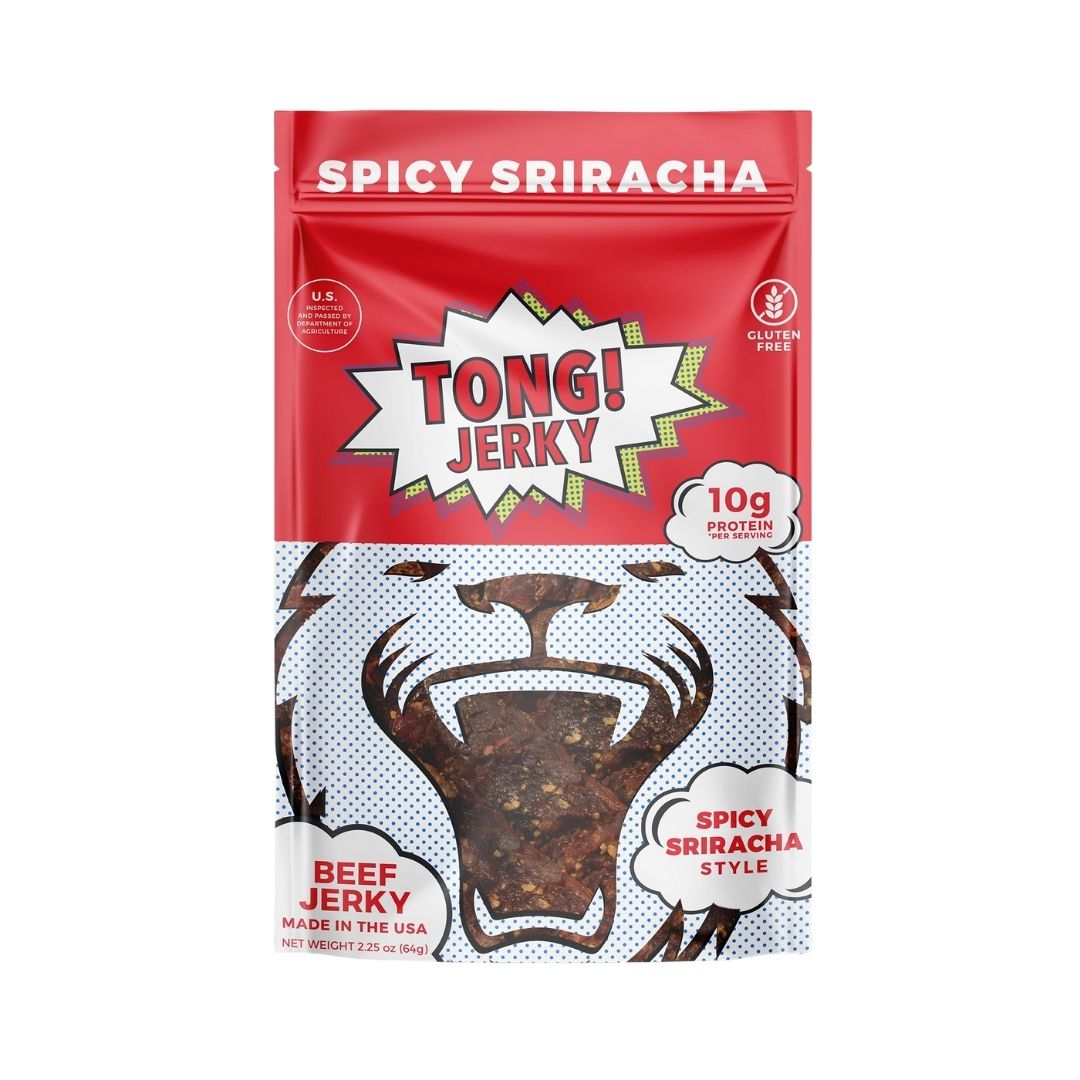 The Party&#39;s at Mary&#39;s - Spicy Beef Jerky - Siracha - Front