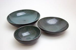 The Party's at Mary's - Stoneware Bowls Set in Atlantic