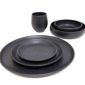The Party's at Mary's - Stoneware Dinnerware Set in Basalt - Set of 1