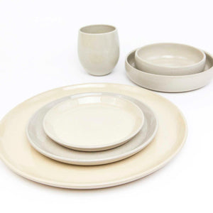 The Party's at Mary's - Stoneware Dinnerware Set in Muslin - Set of 1
