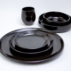 The Party's at Mary's - Stoneware Dinnerware Set in Onyx - Set of 1