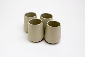 The Party's at Mary's - Stoneware Drinking Cup in Pita - Set of 4