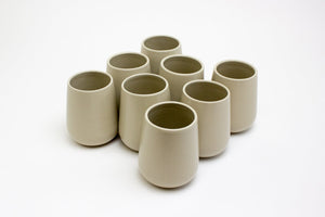 The Party's at Mary's - Stoneware Drinking Cup in Pita - Set of 8