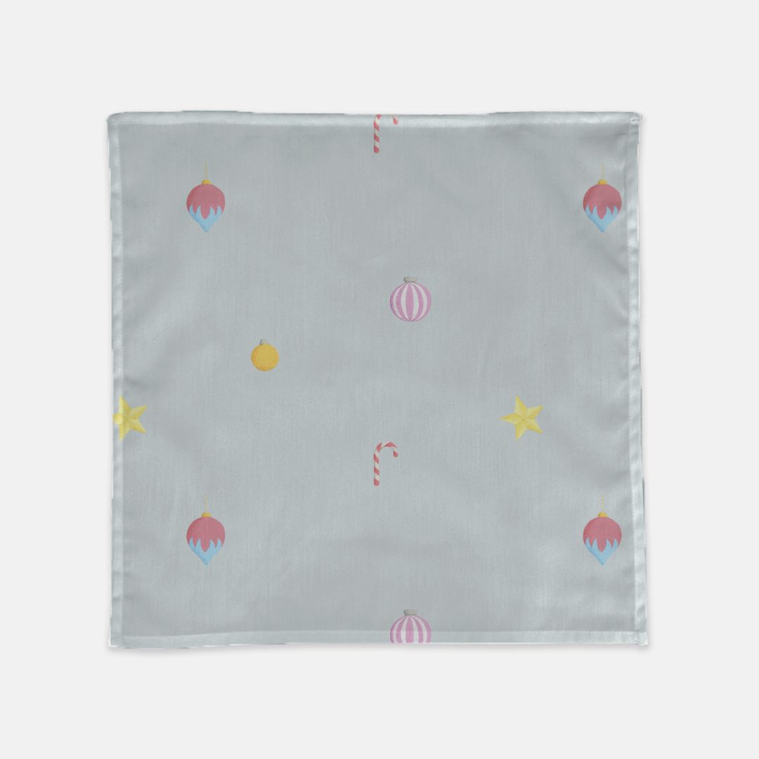 Holiday Cloth Napkins - Ornaments