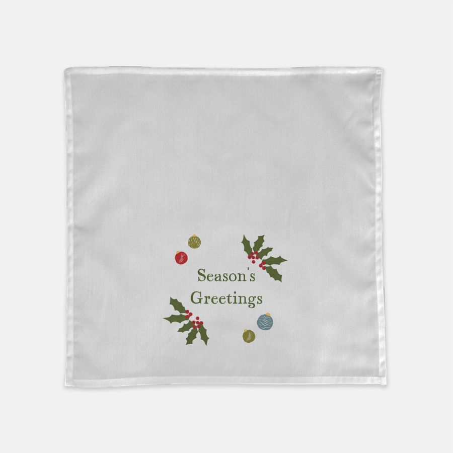 Holiday Hostess Towel - Season&#39;s Greetings