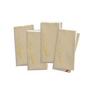 Beige Holiday Napkins - Colorful Garland