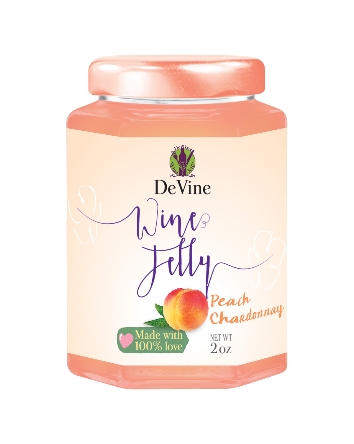 Peach Chardonnay Wine Jelly | Lifestyle Details