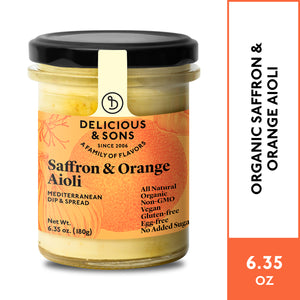 Organic Garlic Aioli with Saffron & Orange