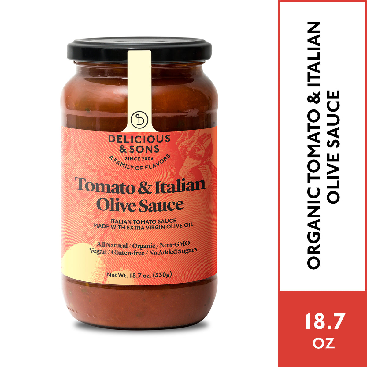 Organic Tomato &amp; Italian Olive Sauce