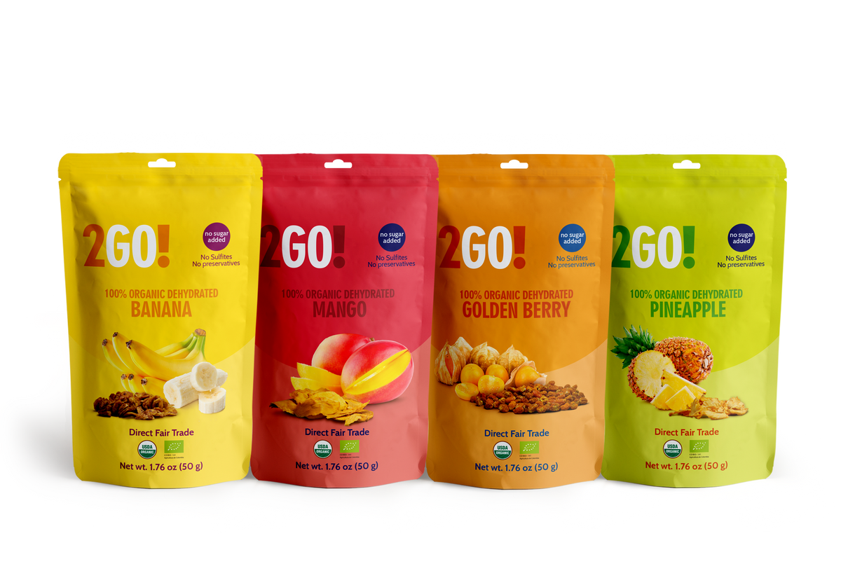 2GO! Organic Dried Fruit Variety Pack