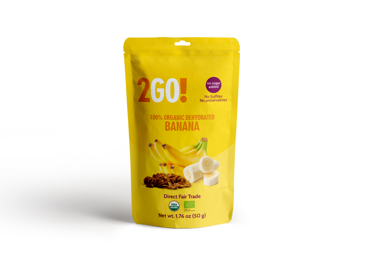 2GO! Organic Dried Bananas