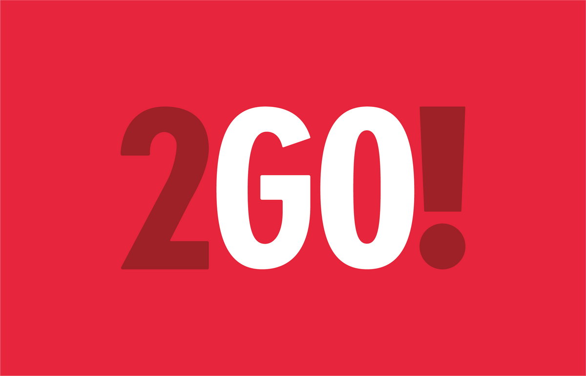 2GO! Organic Dried Mango pack of 4